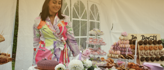 Buffet sucrées salés pour un anniversaire printanier